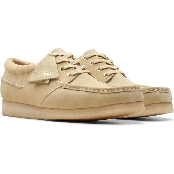 NWT Clarks Men's Wallabee Oxford Maple Suede -SZ 9.5
